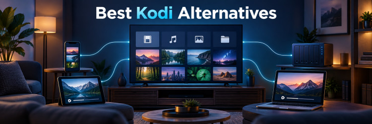 Best Kodi Alternatives connected to a home media setup